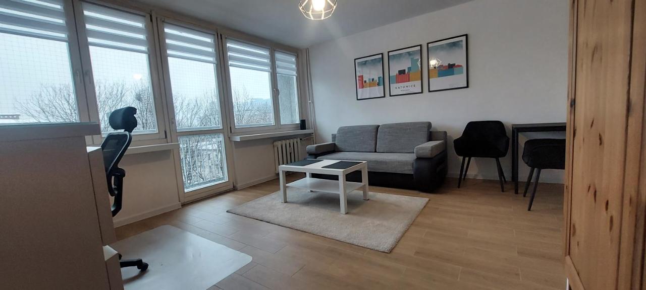 Apartament Koszutka - 100M Od Spodka Katowice Buitenkant foto